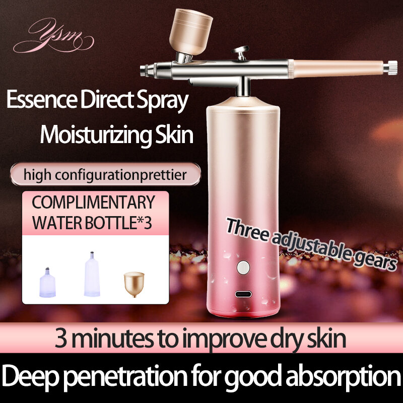 Oxygen injector home facial deep hydration handheld spray gun beauty instrument high-pressure nano-spray beauty salon with model