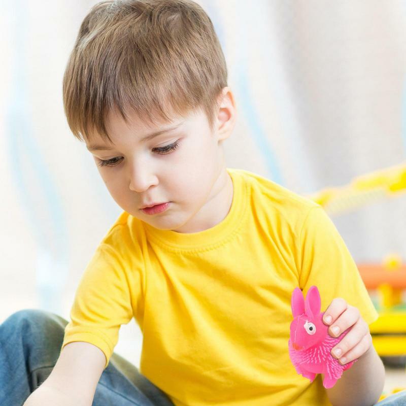 Colorido LED Light Up Adorável Antistress Stress Relief Descompressão Toy Basket Stuffer Toy Presente Para Crianças Adultos