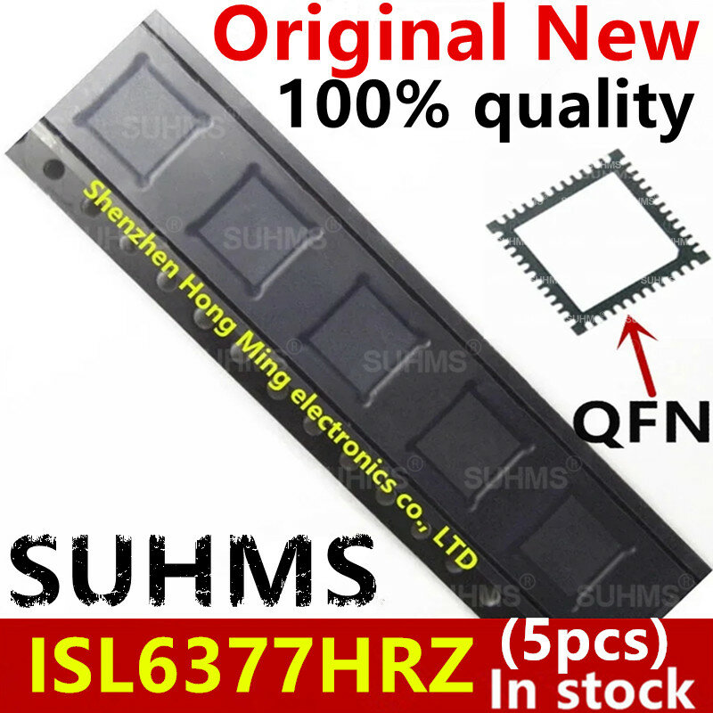 (5 Buah) 100% New ISL6377 ISL6377HRZ QFN-48 Chipset