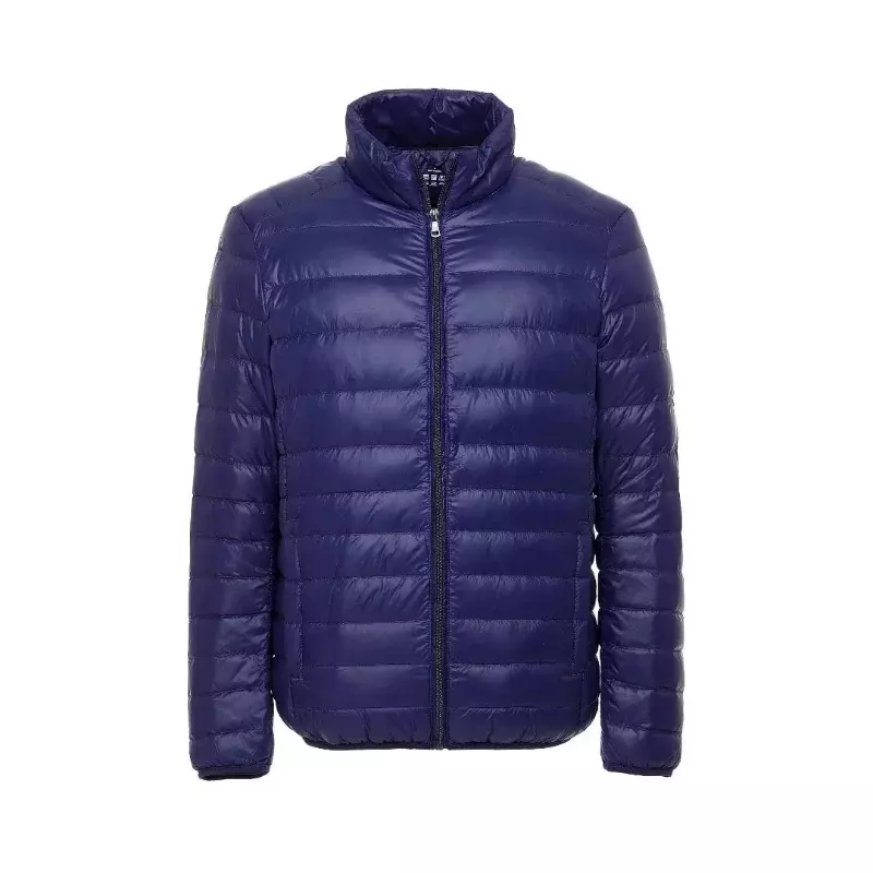 남성용 브랜드 캐주얼 다운 재킷, 따뜻한 스탠딩 칼라 재킷, 하이 퀄리티 방한 패션 다운 재킷, 남성 코트