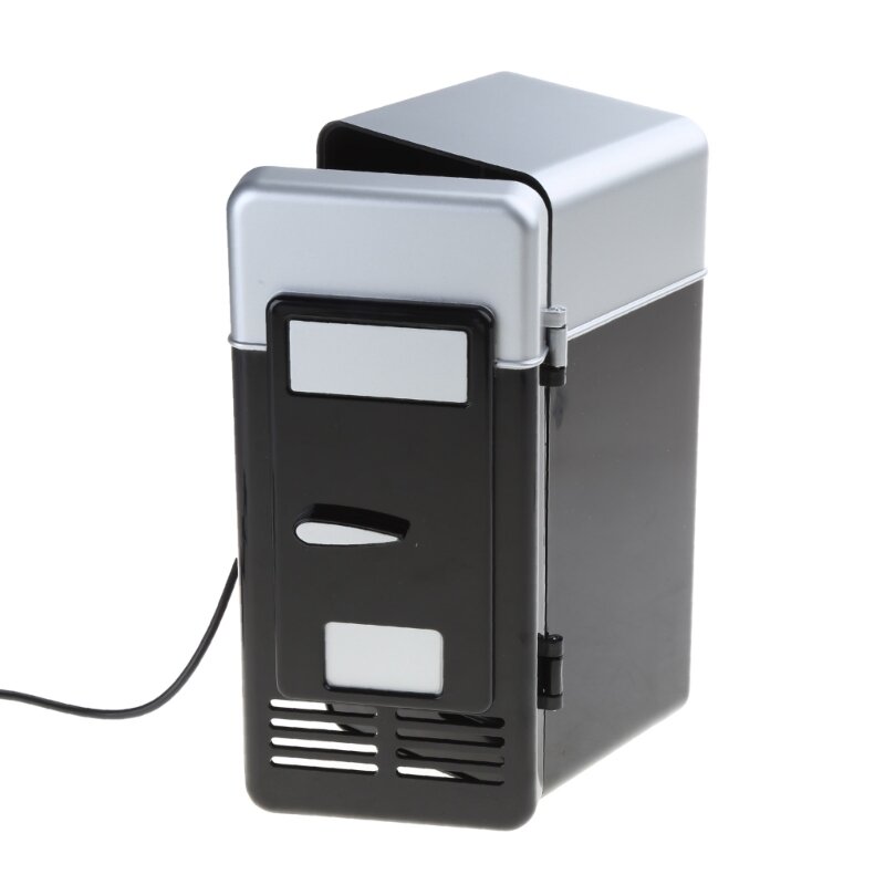 Портативный мини-холодильник на 780 мл с питанием от USB, автомобильный охладитель для напитков, домашний настольный холодильник