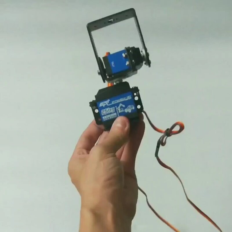 2 DOF Robotic Pan And Tilt Servos Bracket Sensor Mount Kit For Arduino Compatible Robot MG996 Educational DIY Programmable Kit