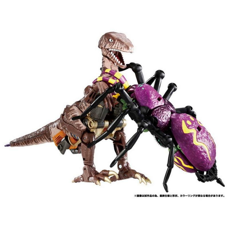 TAKARA TOMY-figura de acción Original, Transformers Beast Wars, BWVS-06, Dinobot VS Tarantulas, modelo de juguete, regalo, 14cm