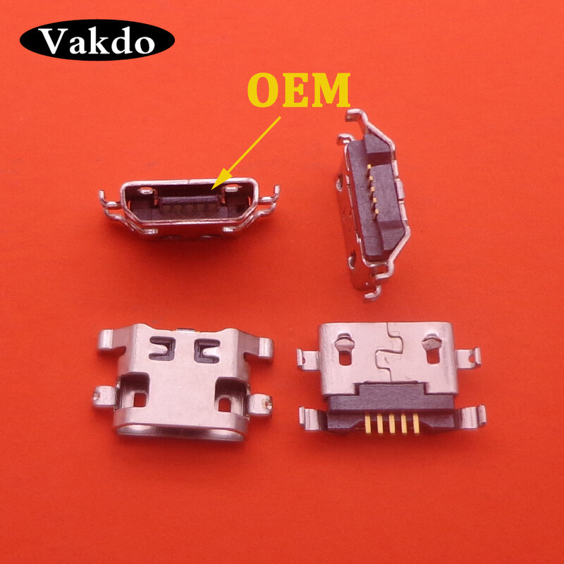 50-100pcs Micro-USB-Ladegerät Ladedock anschluss Anschluss buchse Stecker für Motorola Moto E6 E7 plus xt2025 E7plus xt2081 E6plus
