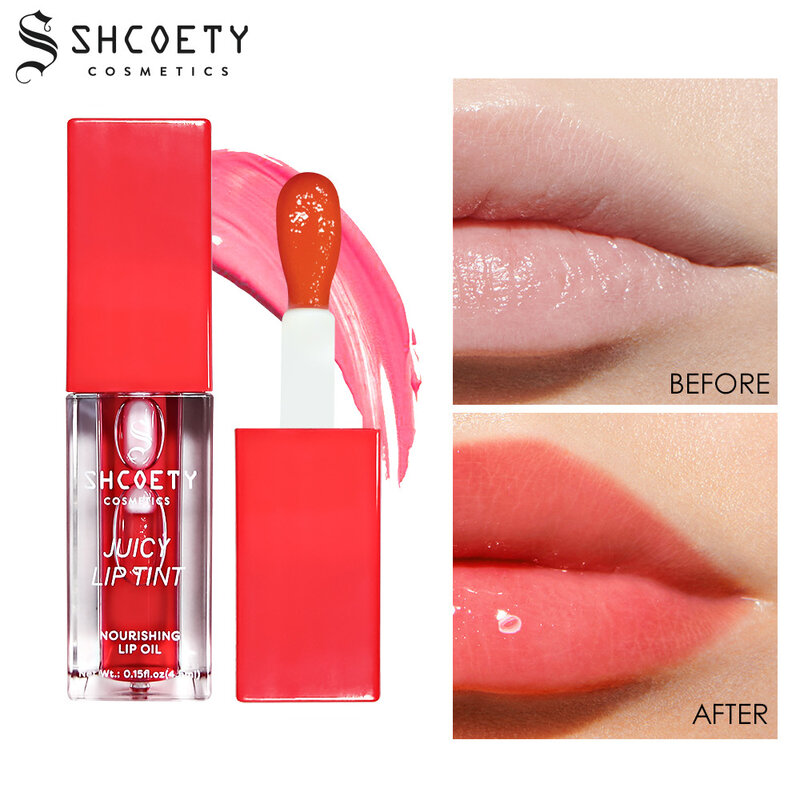 Discoloration, moisturizing, moisturizing, shiny lip oil, long-lasting, moisturizing lips, brightening lip gloss