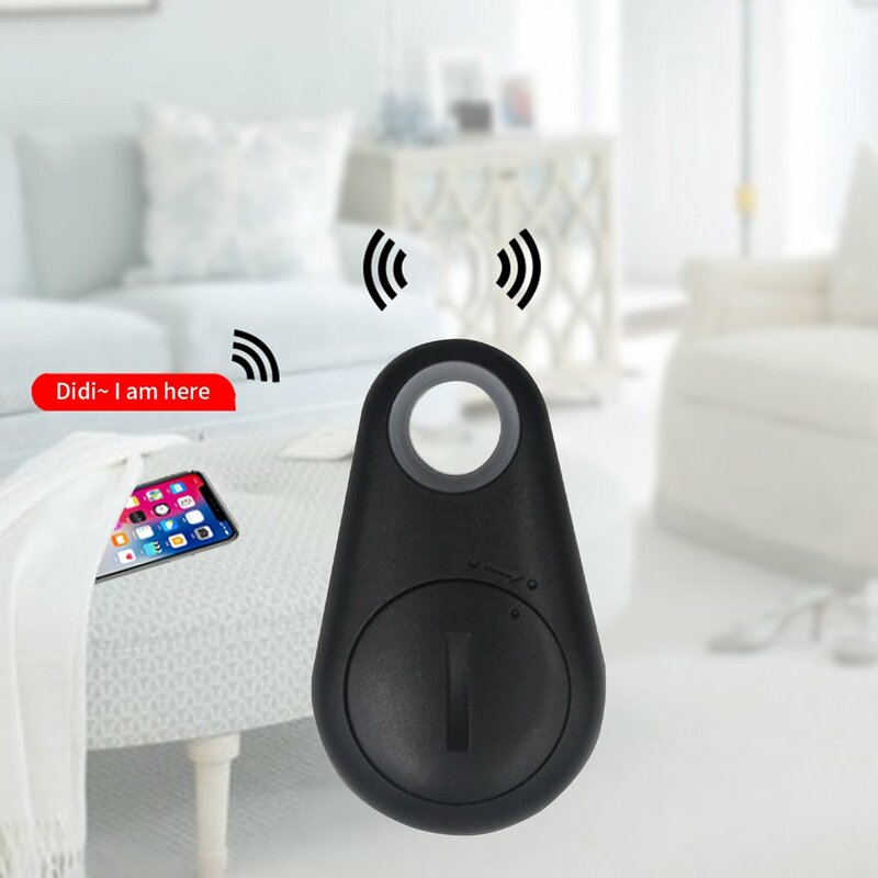 Smart Wireless Anti-lost Keychain Key Finder Device Mobile Phone Lost Alarm Bi-Directional Finder Artifact Smart Tag GPS Track