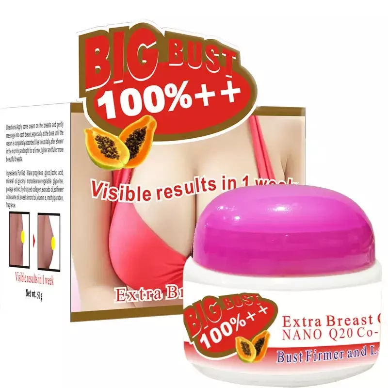 Breast Enlargement Cream Chest Enhancement Elasticity Promote Female Hormone for breast growth Lift Firming Massage up Bust Care