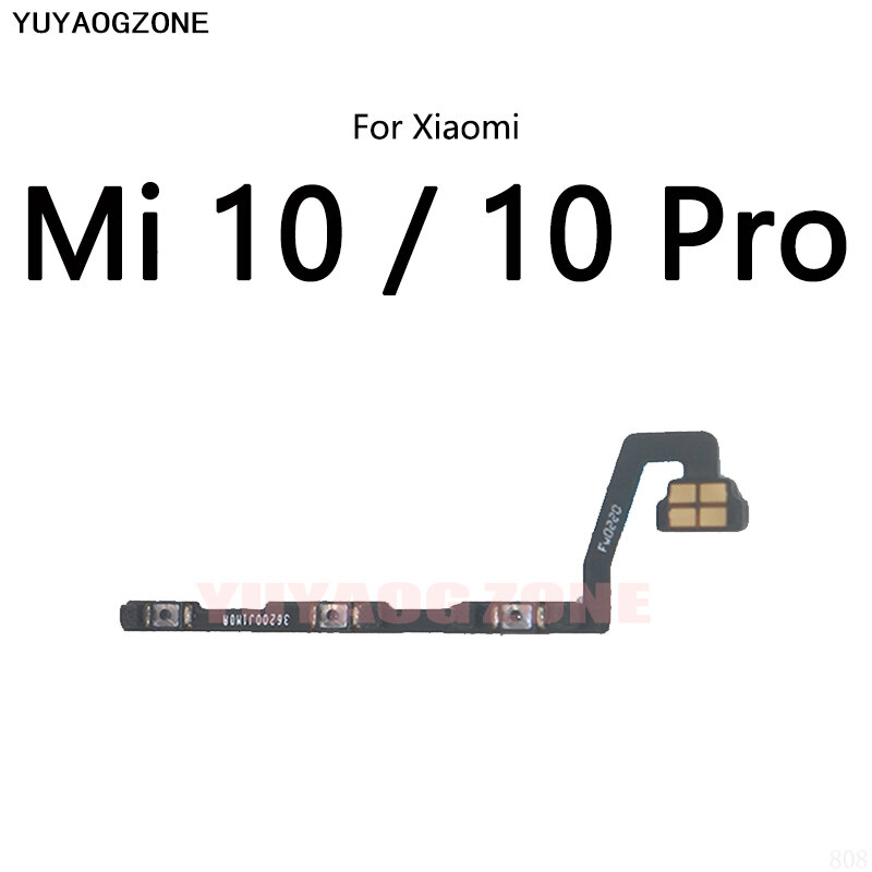 Кнопка питания переключатель громкости кнопка отключения звука вкл/выкл гибкий кабель для Xiaomi Mi 10 Pro 10T Lite Ultra