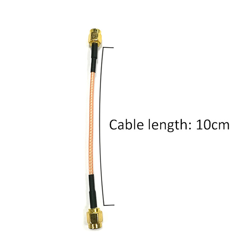 GRANDWISDOM-Extensión coaxial rf RG316, 10P, 10cm, 20cm, 30cm, cable SMA macho hembra IOT RG-316, longitud de conector personalizable, barato