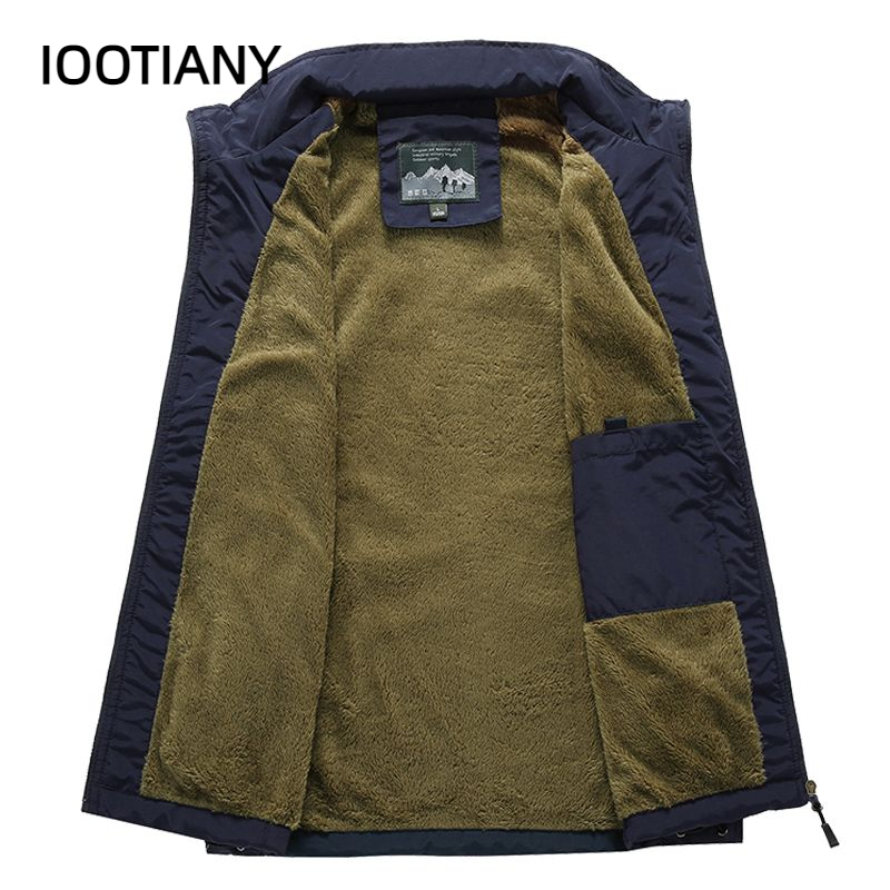 Iwing TIANY-Gilet chaud avec de nombreuses poches pour homme, gilet multi-poches, optique décontractée, nouvelle veste en fibre, sourire, hiver, automne