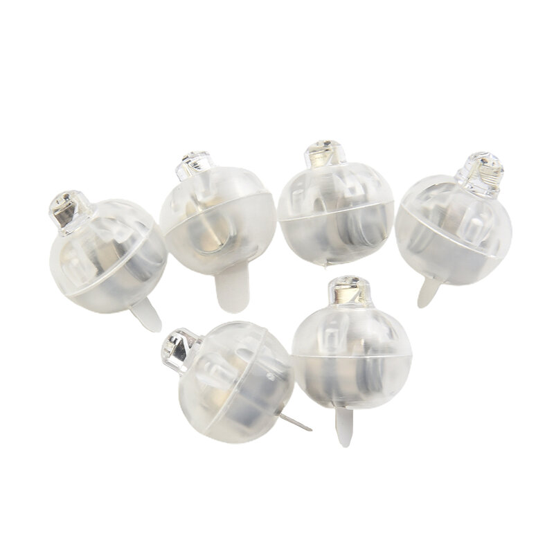 Bombilla LED de 25 piezas para decoración del hogar, globo de plástico colorido, Blanco cálido, para fiestas, bodas