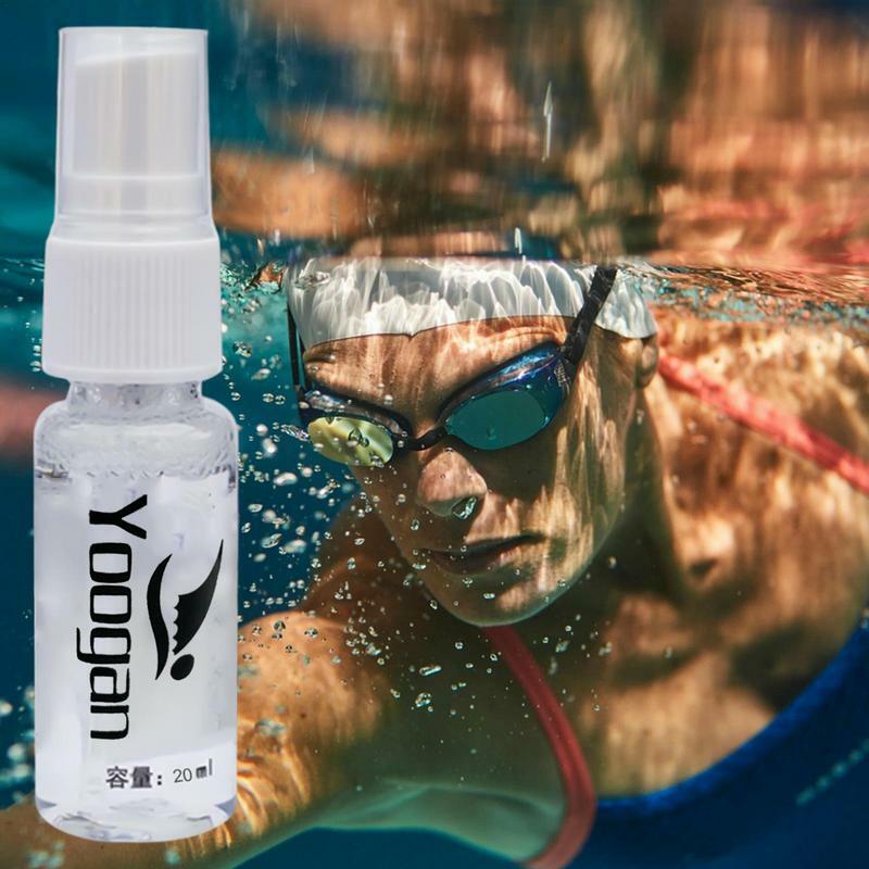 portable Anti-fogging Agent Solid Add Water Liquid Antifogging Agent Spray For Swimming Goggles Diving Masks White Bottle