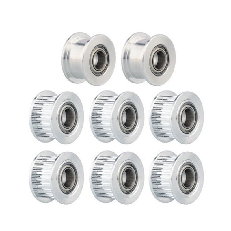 3D Printer Idler GT2 20 Tooth Synchronous Pulley Inner Hole 5Mm Width 6Mm Suitable For Vzbot 3D Printer