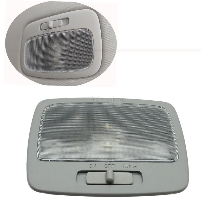 Luz de leitura traseira do telhado para o interior do carro, auto lâmpada do teto da abóbada para KIA Sportage 2005-2010