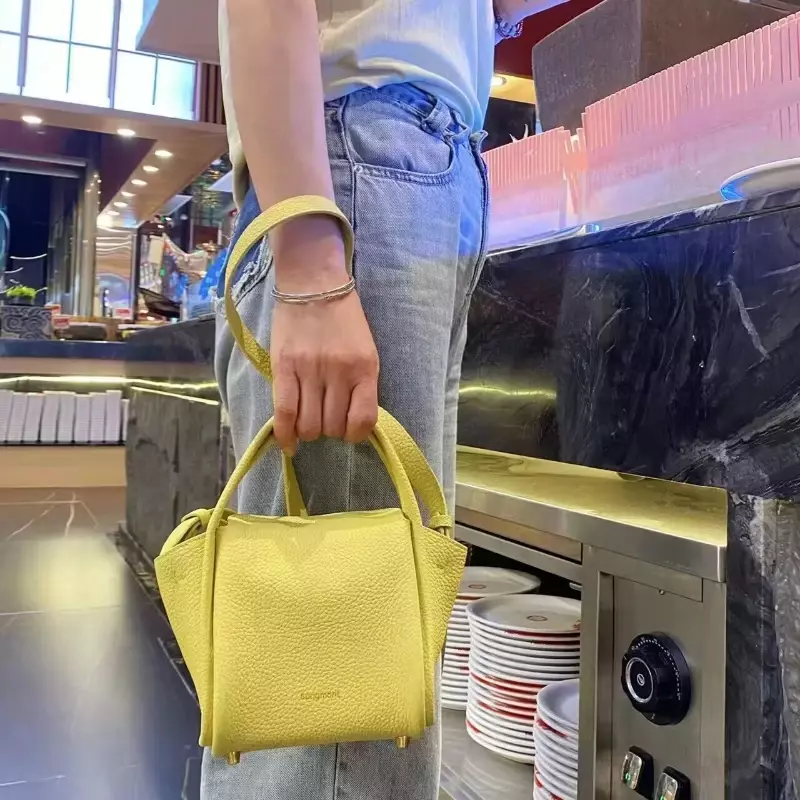 Songmont Mini borsa per cesto di verdure borse borsa a secchiello portatile da donna borsa a tracolla diagonale di personalità di nicchia