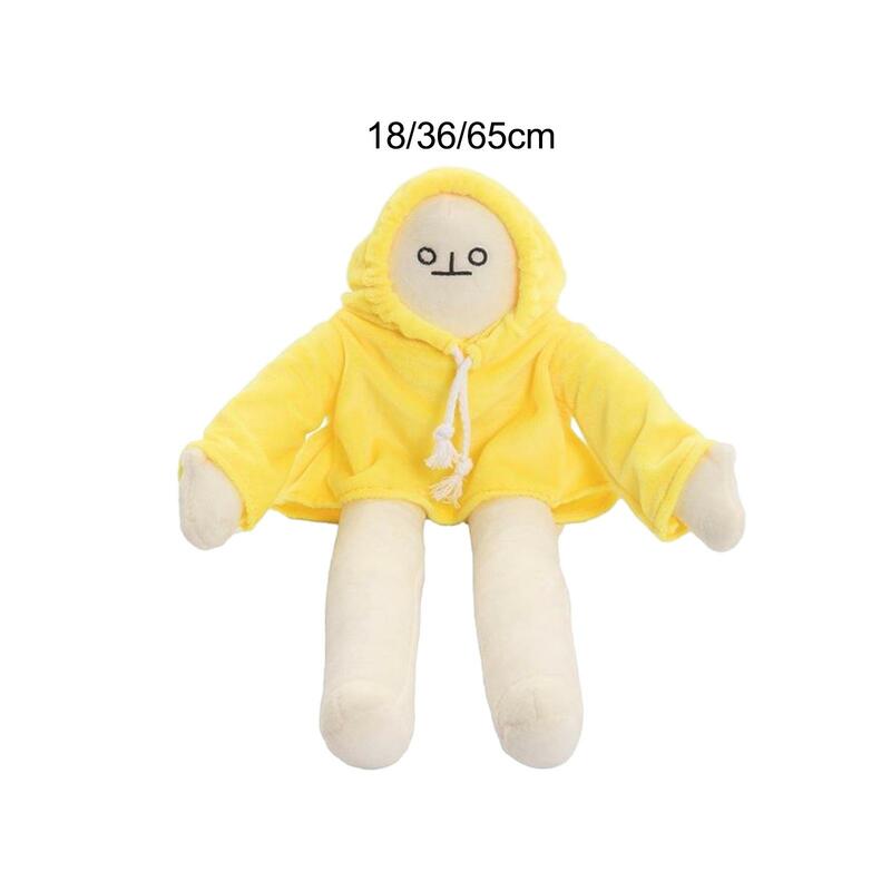 Плюшевый банан, Мужская игрушка, забавная желтая креативная милая мягкая кукла-Зверюшка, необычная кукла-банан для детей, девочек, мальчиков, праздничная вечеринка