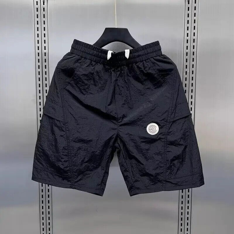 Pantaloncini Cargo retrò da uomo Japan fashion Fashion Brand allentati dritti INS casual Short quick-dry 2024 pantaloncini sportivi estivi da uomo