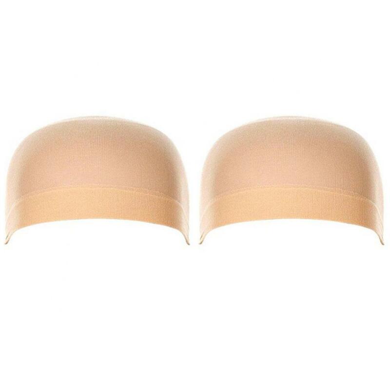 2/12Pcs Women Men Universal High Stretchy Wig Liner Cap Hat HD Wig Cap Elastic Breathable Invisible Wig Caps Hairpiece Accessory