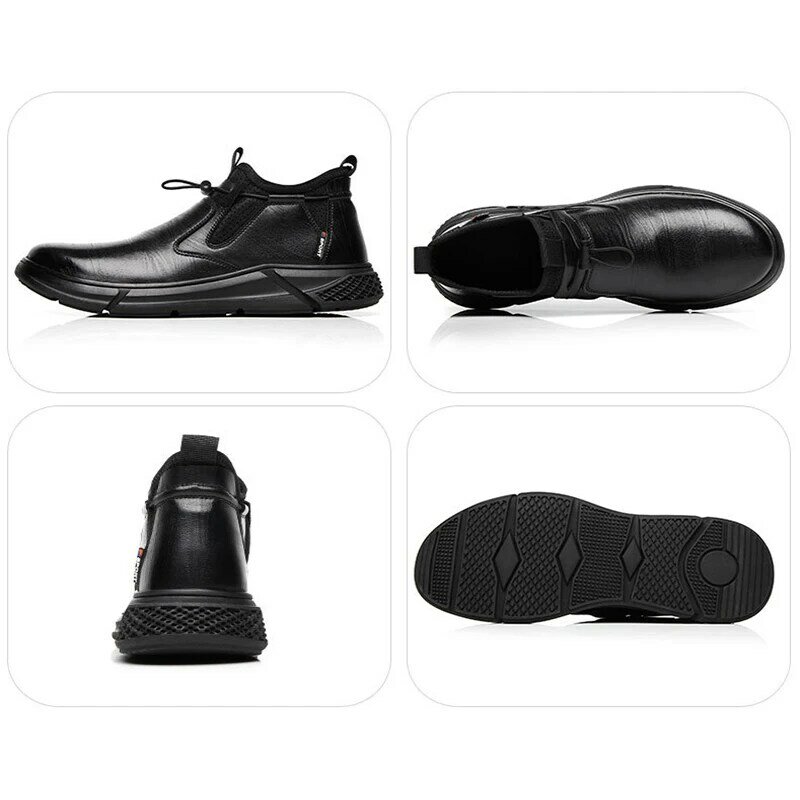 Непромокаемые защитные ботинки Waliantile, мужские рабочие ботинки со стальным носком, непрокалываемые Нескользящие неразрушаемые рабочие ботинки