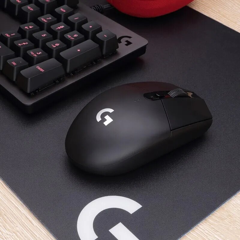 Logitech G304 G305 Mouse Gaming nirkabel, tetikus Laptop Desktop kantor dapat diprogram periferal Esports LOL