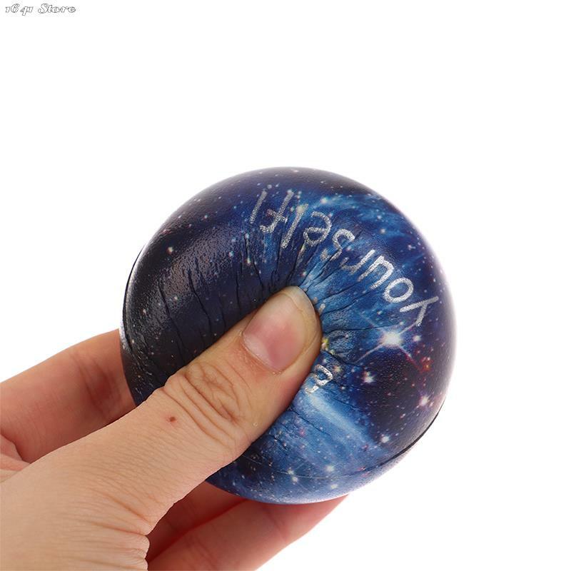 5cm/6,3 cm Squishy Squeeze Schleim Gadgets Squeeze Anti stress Stress Relief Schaum Ball Globus Palm Ball Planet Erde für Kinder Erwachsene