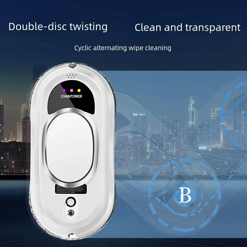 Robot per la pulizia delle finestre intelligente aspirapolvere Robot lavavetri elettrico in vetro telecomando per la casa