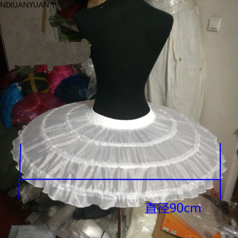 Grosir Gaun Bola Balet Memetiknya Pendek Cosplay Petticoat Tiga Tulang Bengkak Lolita Petticoat Rockabilly Crinoline