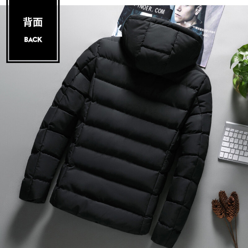 Giacca da uomo giacca imbottita invernale 2019 nuova versione coreana di piumino imbottito giacca imbottita invernale da uomo di tendenza sottile
