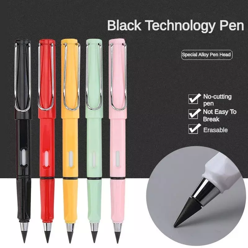 Unendlichkeit Bleistift Kunst Skizze Farbe Kawaii ewige Stifte keine Schärfung für Mädchen Schule Bürobedarf Briefpapier Geschenke Stifte
