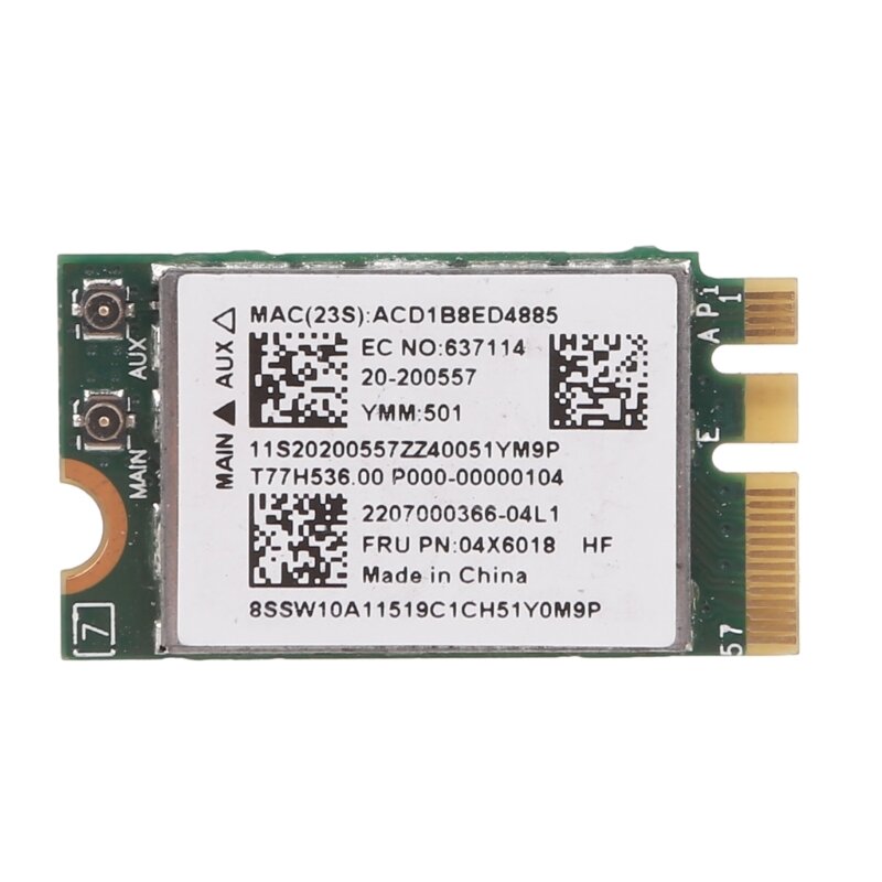 2.4GHz BT4.0 M.2 NGFF Single Band Wireless Network Card for BCM943142Y