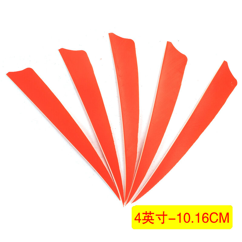 ACCMOS-pluma de flecha de tiro con arco, accesorios de arquería de plumas reales, arco recurvo, arco compuesto, 4 pulgadas, 20 unidades