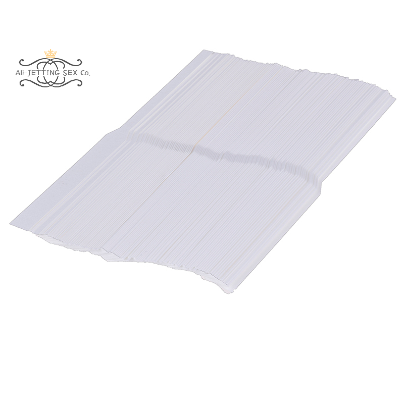 แถบกระดาษทดสอบน้ำมัน Essential น้ำหอมสีขาว100ชิ้น/แพ็ค130*12มม.