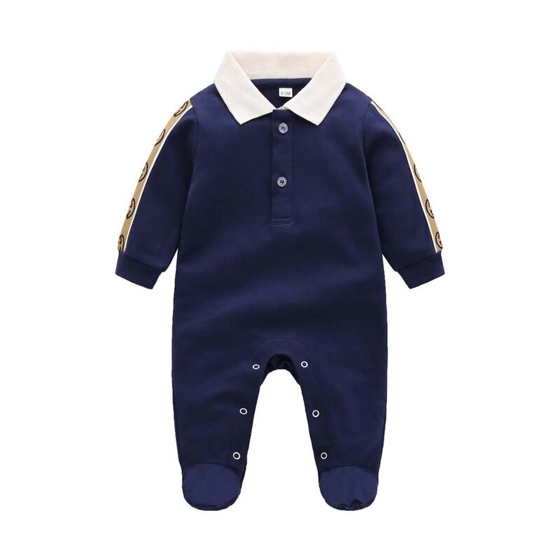 New Summe Mode Brief Stil Matratzen Baby Boy Kleidung weiß rosa Langarm Baumwolle Marke Neugeborenen Baby Stram pler