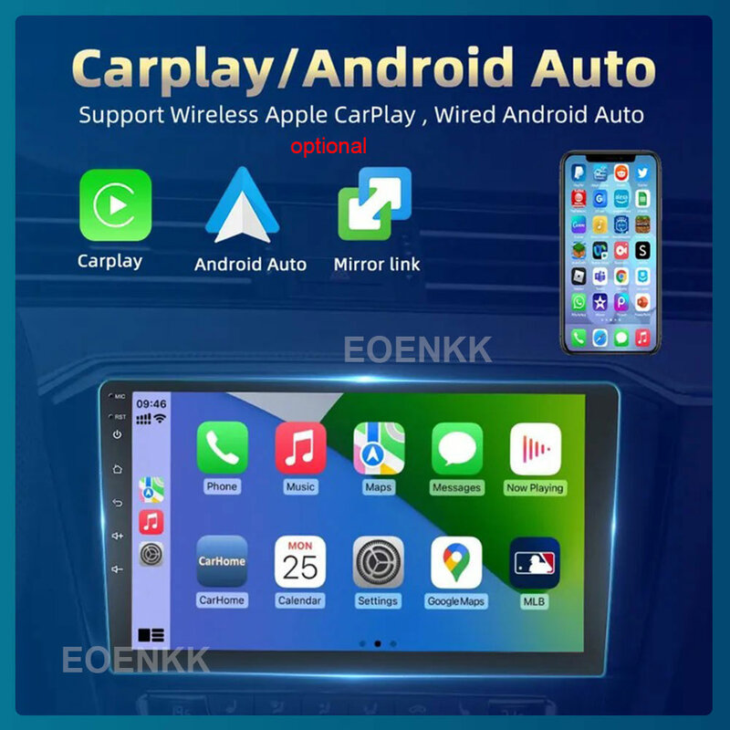 Автомагнитола на Android 13 для Mercedes Smart 453 Fortwo 2014 - 2020 мультимедийный плеер 4G WIFI QLED Carplay Автомобильная GPS-навигация 2Din