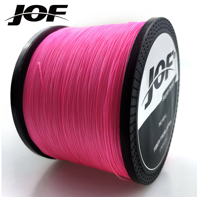JOF Saltwater PE Line 10 12 18 28 35 40 50 60 80 100 120LB Line Fishing 300M Braided 4 Strands PE Wire Multifilament Strong