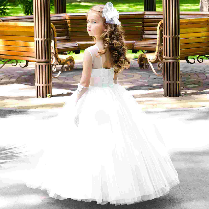Halka krynolinowa spódnica spódnica girl kwiatowa dziewczęca pół-sukienka obręcz dziecięca suknia na białe halki podspódniczki małe