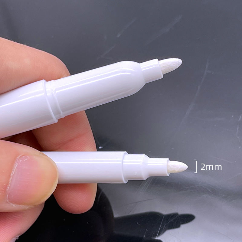 8PCS ปากกาไวท์บอร์ดสีขาว Erasable Marker น้ำฝุ่น-ฟรีที่ละลายน้ำได้สีเขียวกระดานดำแสงอะคริลิค