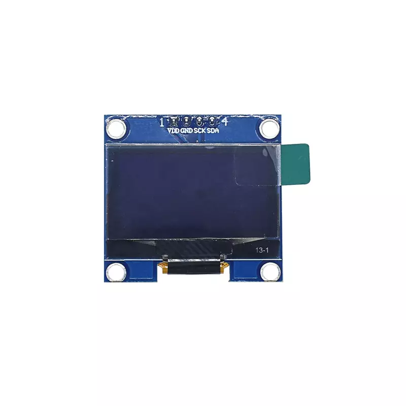 وحدة عرض OLED لـ Arduino ، IIC المسلسل ، الأبيض ، الأزرق ، لوحة شاشة LCD ، VDD ، GND ، SCK ، SDA ، 128X64 ، I2C ، SH1106 ، 1.3 بوصة