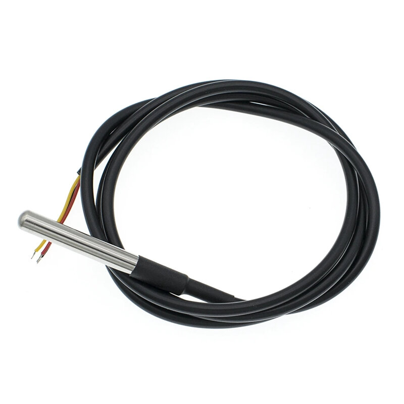 Stainless steel package waterproof DS18b20 temperature probe temperature sensor DS18B20 waterproof cable