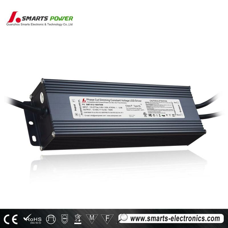 Driver LED dimmerabile Triac 12VDC con fori di ventilazione elettrici in metallo