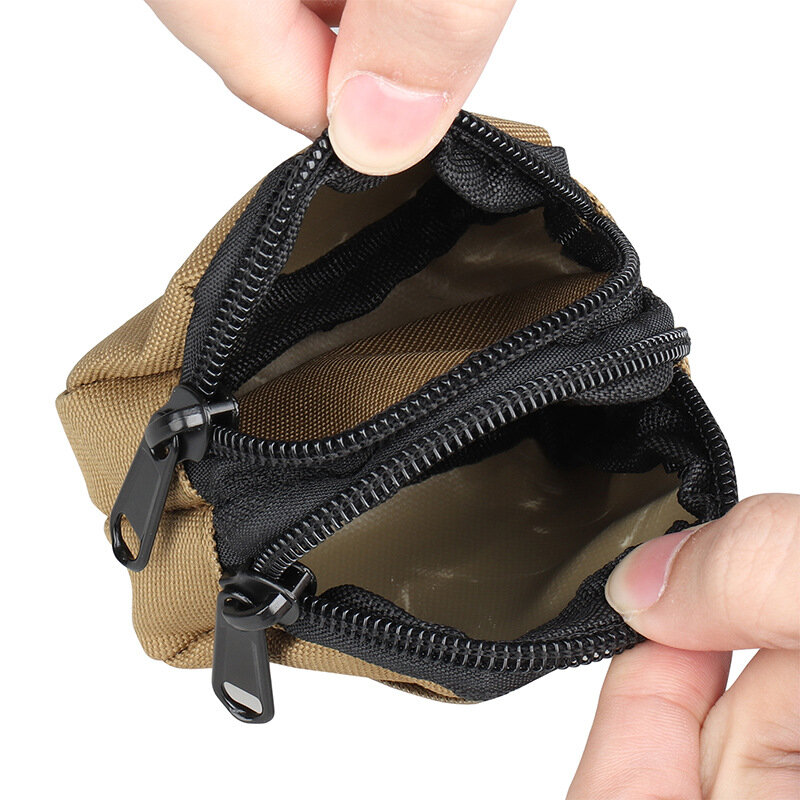 Manba Schleuder tasche Outdoor Mini Hüft tasche tragbare Tarnung taktische Null Brieftasche