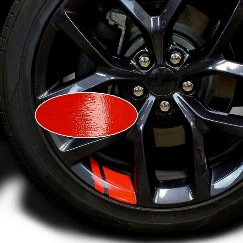 Decalcomanie per pneumatici per auto strisce riflettenti adesivi per ruote auto 18-21in bordo bordo 6 pezzi adesivo per ruote decorazione di sicurezza accessori per auto