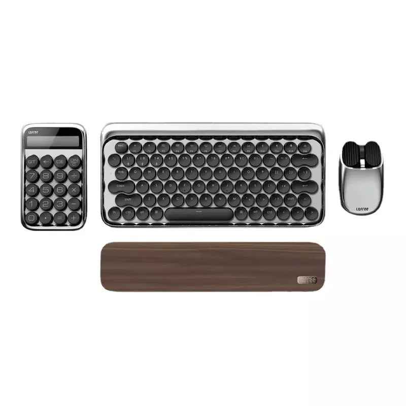 Nuovo Set di tastiere meccaniche Wireless Knight interruttore marrone con Mouse Bluetooth calcolatrice meccanica a cifre regalo di compleanno per uomo