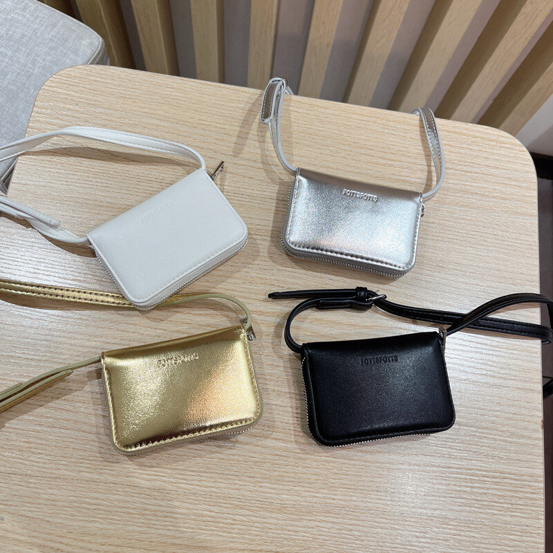 Korean Niche Design Fotts Mini Card Bag Women's Handbag Pendant Mini Waist Bag fottsfotts Crossbody Small Square Shoulder Bag
