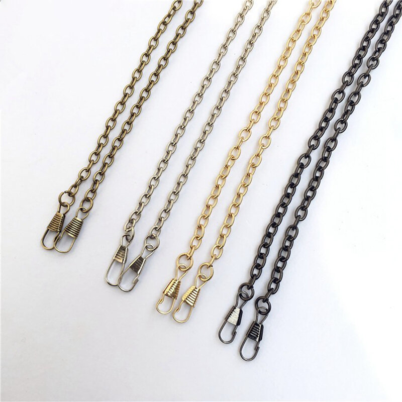 120cm Metal Bags Chain Purse Buckles Women Shoulder strap for bags replace Crossbody chain Bag Accessories