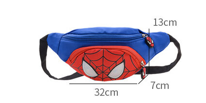 디즈니 만화 소년 스파이더맨, 새로운 어린이 가슴 가방, 귀여운 가슴 가방, 허리 가방