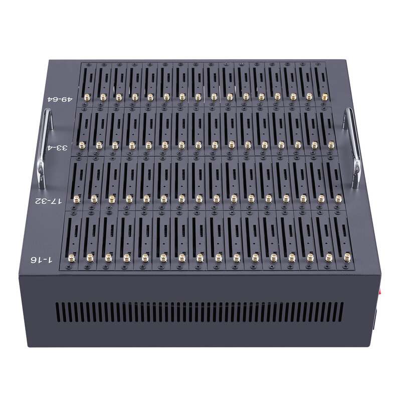 4g SMS Modem 64 ports with 64 sim cards sms sending device machine factory low prices 4g lte modem sms caster
