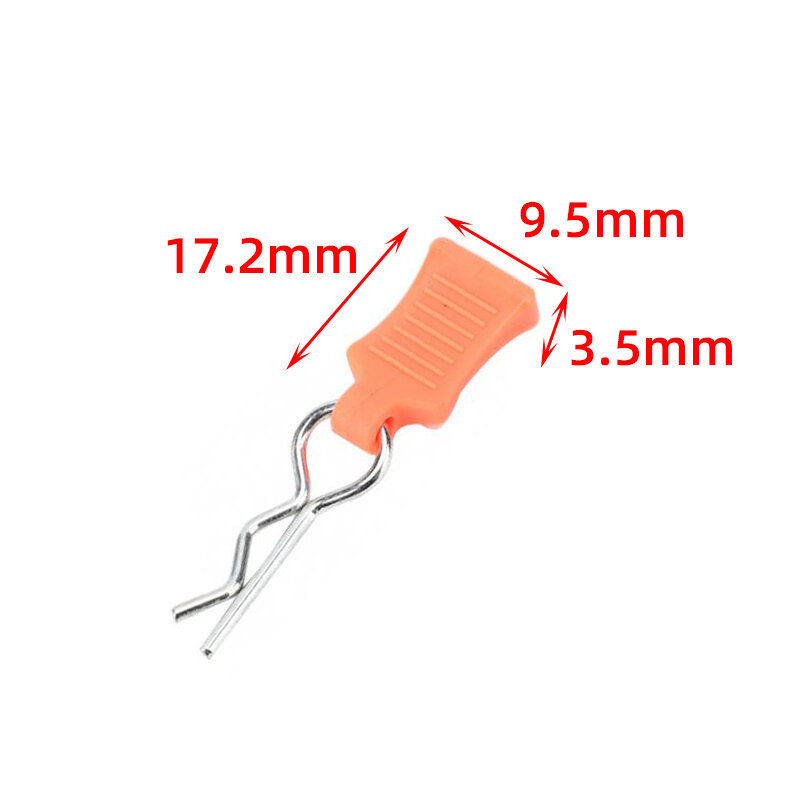 RCXAZ Body Shell Clip Pin with Fixing Bracket Aluminum Mount Set for 1/5 1/8 1/10 1/12 RC Model Car Toys Spare Parts Accessories