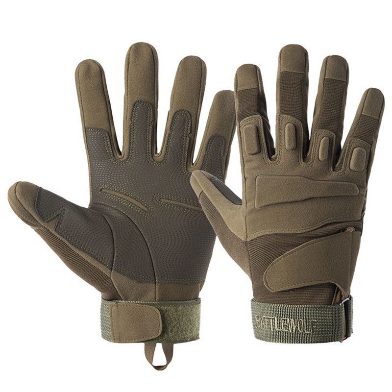 Guantes tácticos de dedo completo para deportes al aire libre, guantes militares del ejército, guantes antideslizantes para Paintball, Airsoft, guantes de combate para bicicleta