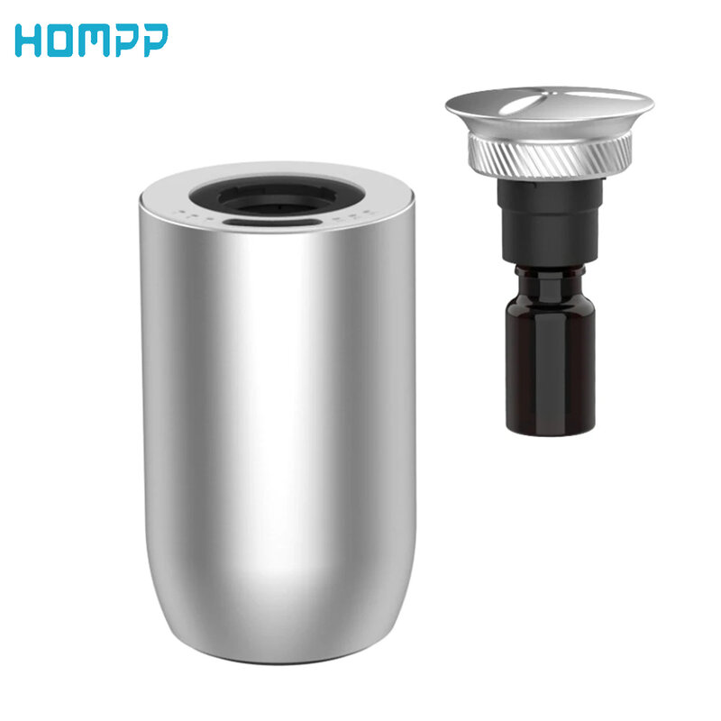 Difusor de Aroma sin agua, nebulizador de Aroma de aluminio USB para coche, aceites esenciales de aromaterapia sin agua para el hogar